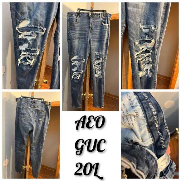 AEO Super High Rise Jegging Jeans - Picture 1 of 1